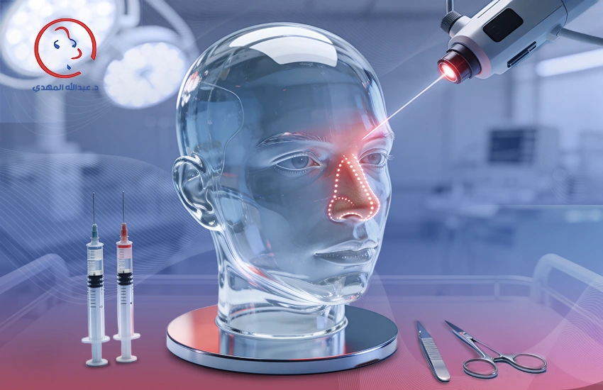 أنواع عمليات تجميل الأنف
