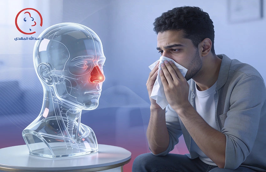 علاج نزيف الأنف